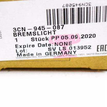 NEW VOLKSWAGEN UP 3RD THIRD STOP BRAKE LIGHT WITH SPRAY JET 3CN945087 ORIGINAL
