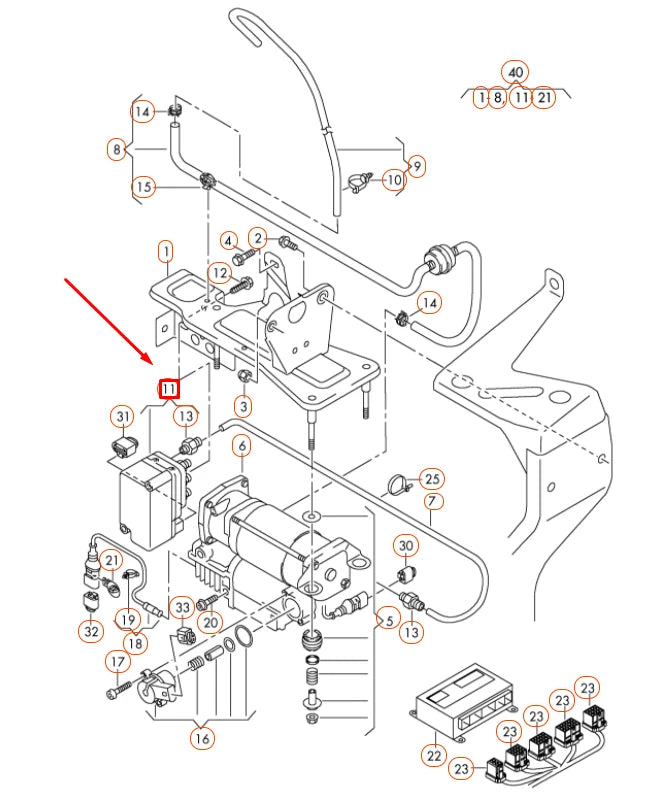 NEW AUDI A6 C6 AIR SUSPENSION VALVE UNIT 4F0616013 ORIGINAL
