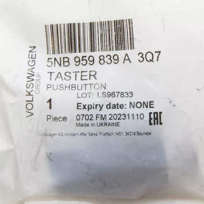 NEW VW TIGUAN AD IGNITION START-STOP BUTTON 5NB959839A3Q7 5NB959839A 3Q7