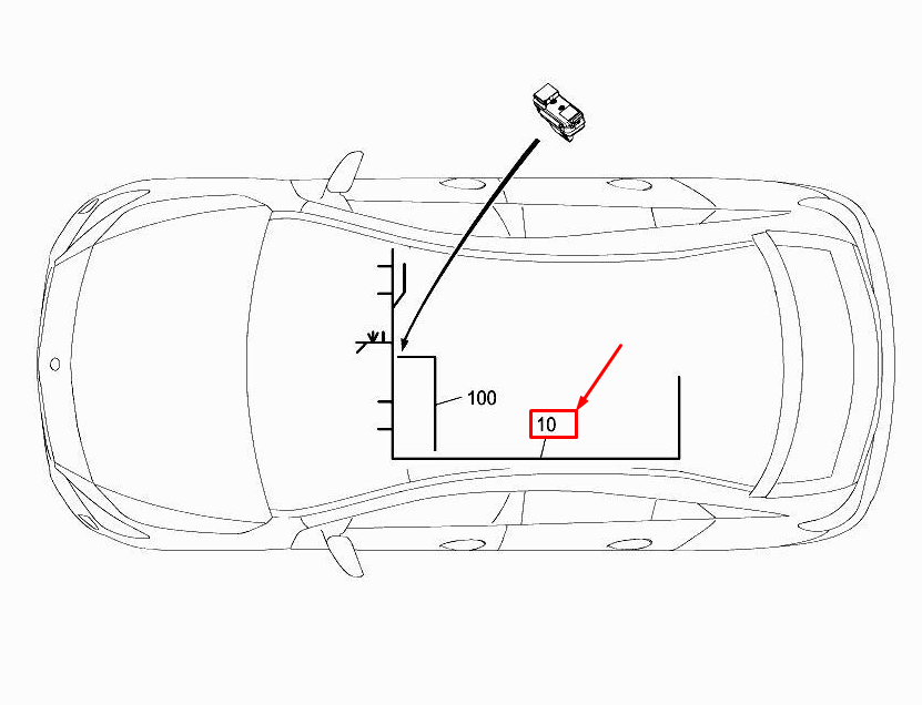 new mercedes-benz cla c117 roof mounted cable harness a1175408308 original