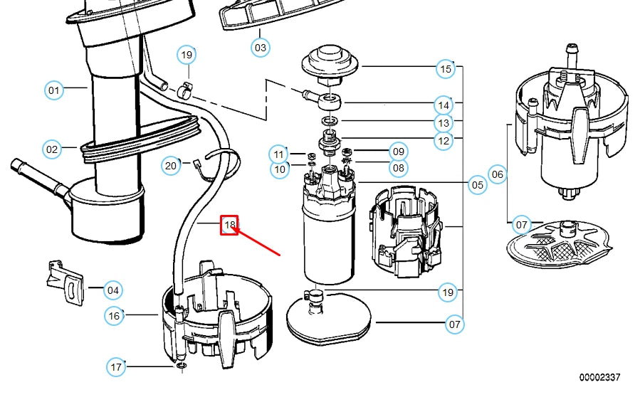 NEW BMW 5 E28 FUEL HOSE 16121180040 1180040 ORIGINAL