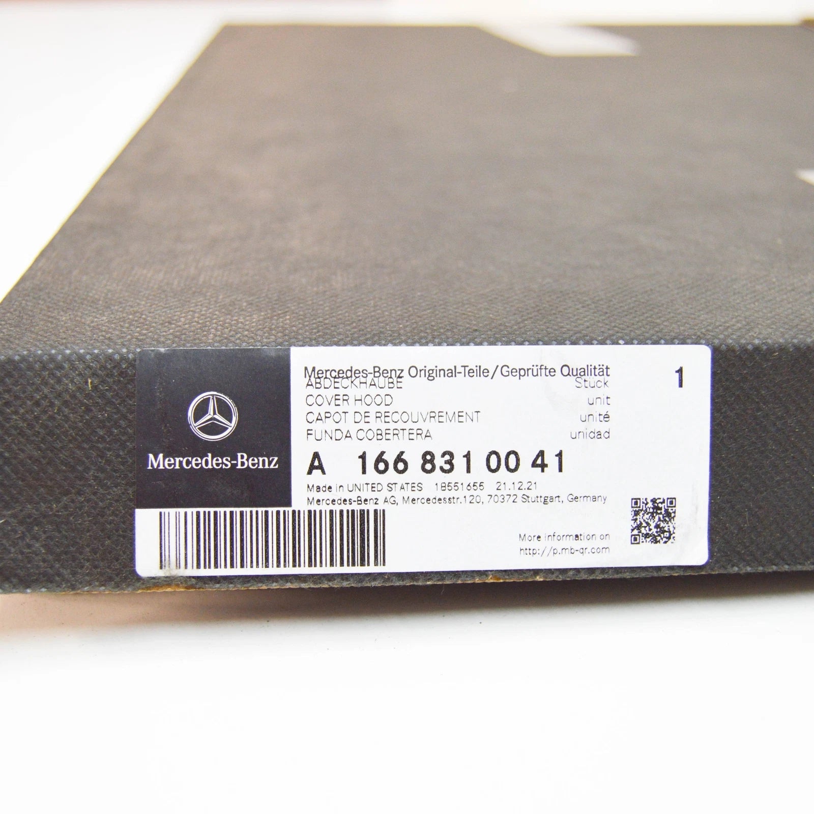 NEW MB GL X166 FRONT LEFT COVER WIPER PANEL TRIM LHD A1668310041 ORIGINAL