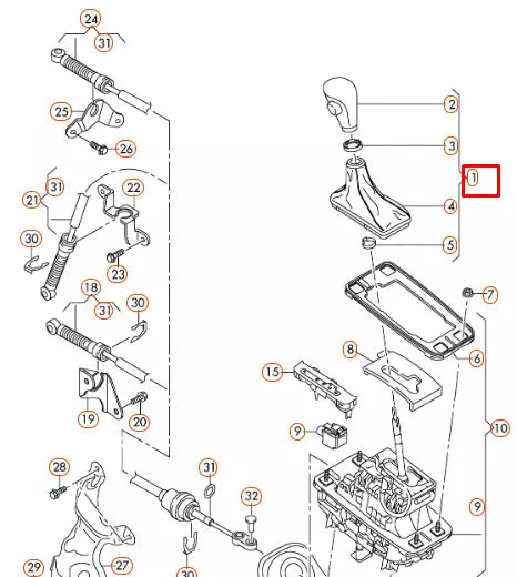 NEW AUDI A5 S5 8T AUTO GEAR SHIFT KNOB LEVER 8K1713139AAIWX S LINE LHD ORIGINAL