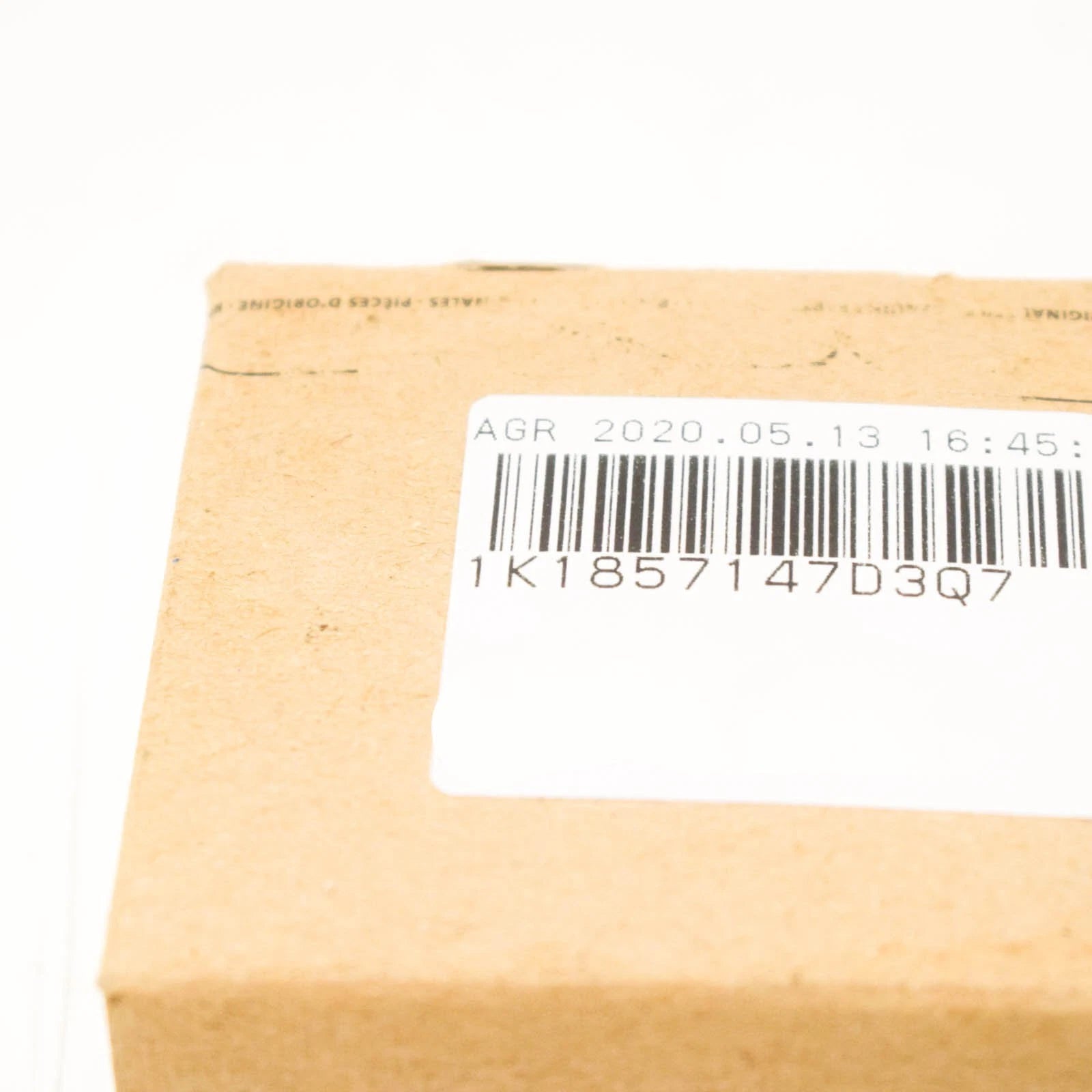 NEW VOLKSWAGEN GOLF MK6 ALUMINUM PLATED PLASTIC GLOVE BOX HANDLE 1K1857147D3Q7