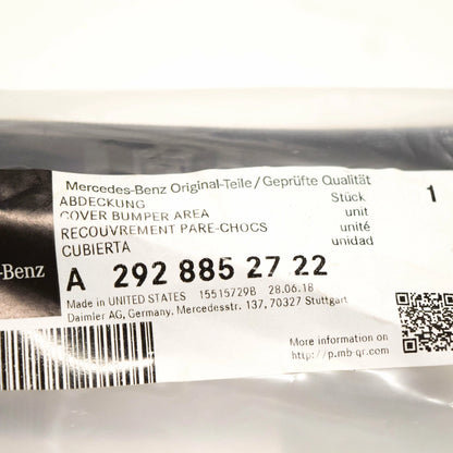 NEW MERCEDES-BENZ GLE C292 BUMPER COVER PLASTIC A2928852722 ORIGINAL