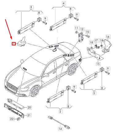 NEW AUDI A6 C7 ROOF COMBINATION AERIAL 4G0035503AEGRU ORIGINAL