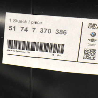 NEW BMW 6 F06 RADIATOR COOLING RIGHT AIR DUCT 51747370386 7370386 2016 ORIGINAL