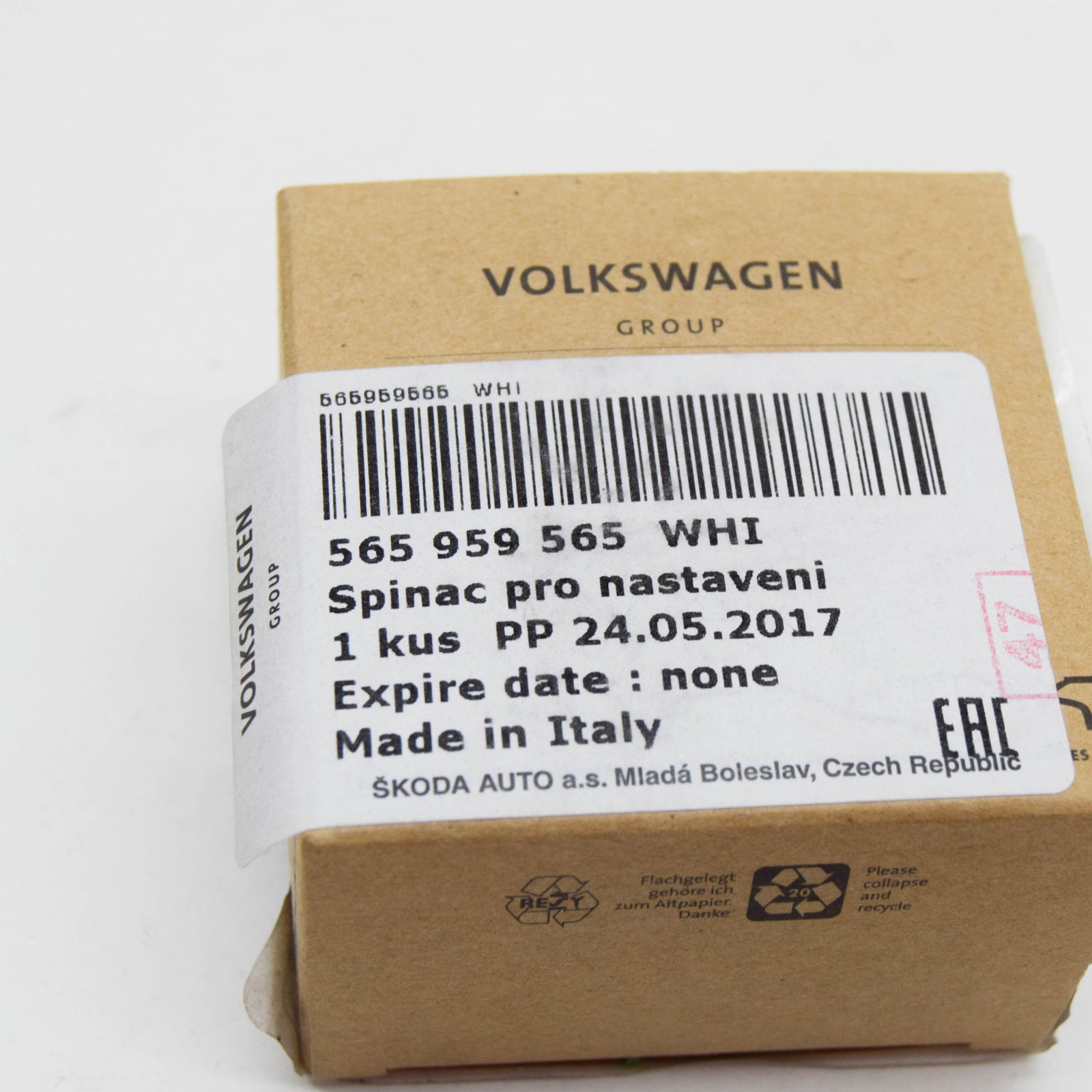 new skoda kodiaq ns exterior mirror adjustment switch 565959565whi original