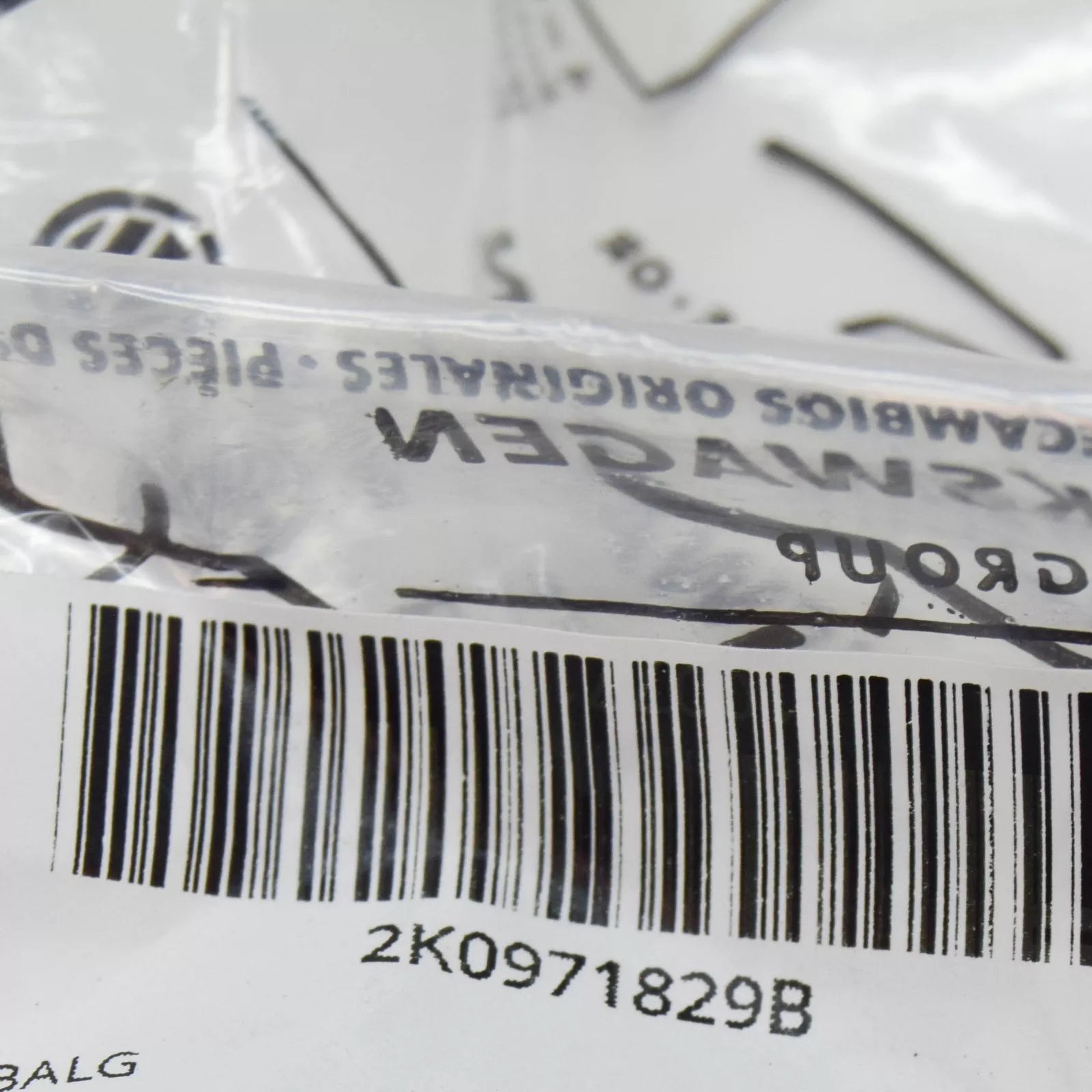 NEW VW CADDY III FURGON 2C MK3 BELLOWS WITH RETAINING FRAME 2K0971829B ORIGINAL