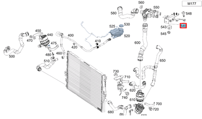 NEW MB E W213 AIR PUMP SWITCHOVER VALVE MOUNT BRACKET A2134761100 ORIGINAL