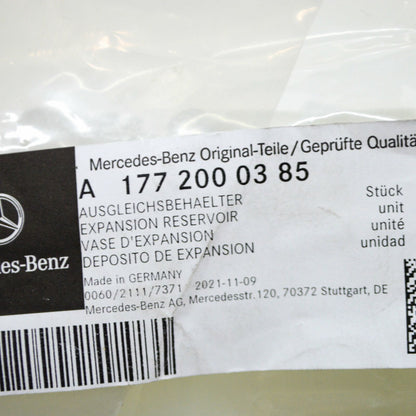 NEW MERCEDES-BENZ C W205 AMG RIGHT LOWER EXPANSION TANK A1772000385 ORIGINAL