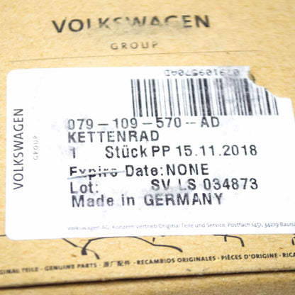 NEW VOLKSWAGEN TOUAREG 7P TIMING BELT SUPPORT PULLEY 079109570AD ORIGINAL