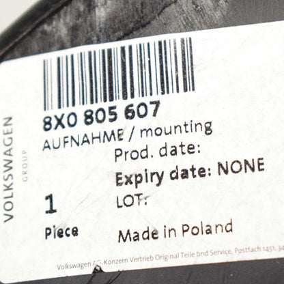 NEW AUDI A1 8X LEFT HEADLIGHT BRACKET HOLDER 8X0805607 ORIGINAL