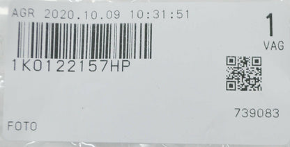 NEW AUDI A3 8P COOLANT HOSE 1K0122157HP ORIGINAL