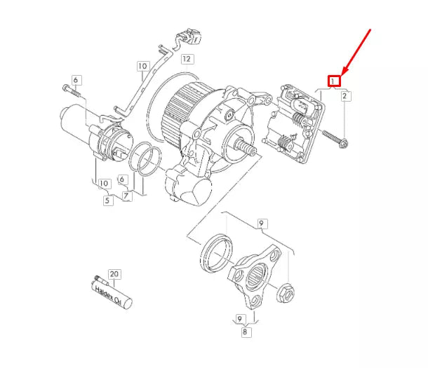 NEW AUDI A3 SPORTBACK 8V REAR DIFFERENTIAL CONTROL MODULE 0CQ907554J ORIGINAL
