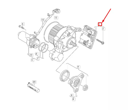 NEW AUDI A3 SPORTBACK 8V REAR DIFFERENTIAL CONTROL MODULE 0CQ907554J ORIGINAL