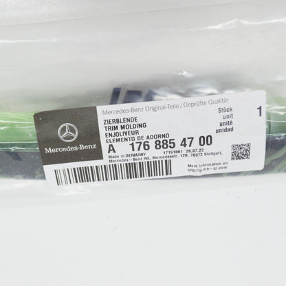 NEW MB A W176 FRONT BUMPER LEFT SIDE MOULDING TRIM A1768854700 ORIGINAL