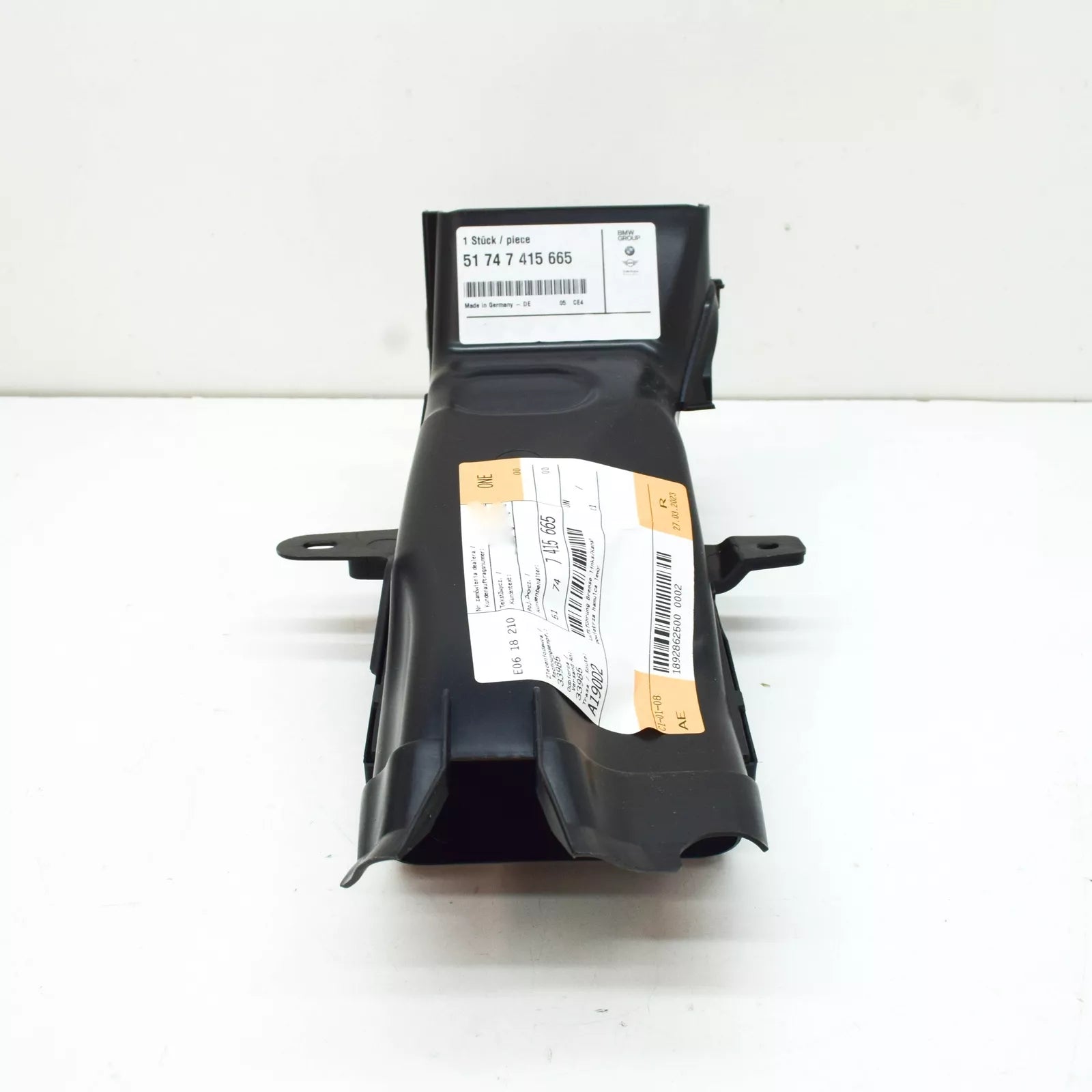 NEW BMW 6 GRAN TURISMO G32 LEFT BRAKE AIR DUCT 51747415665 ORIGINAL