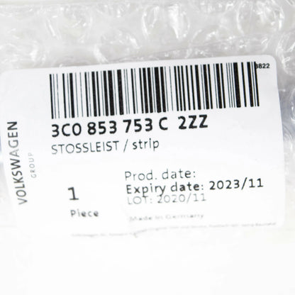 NEW VW PASSAT B6 REAR LEFT DOOR CHROME MOLDING TRIM 3C0853753C2ZZ ORIGINAL