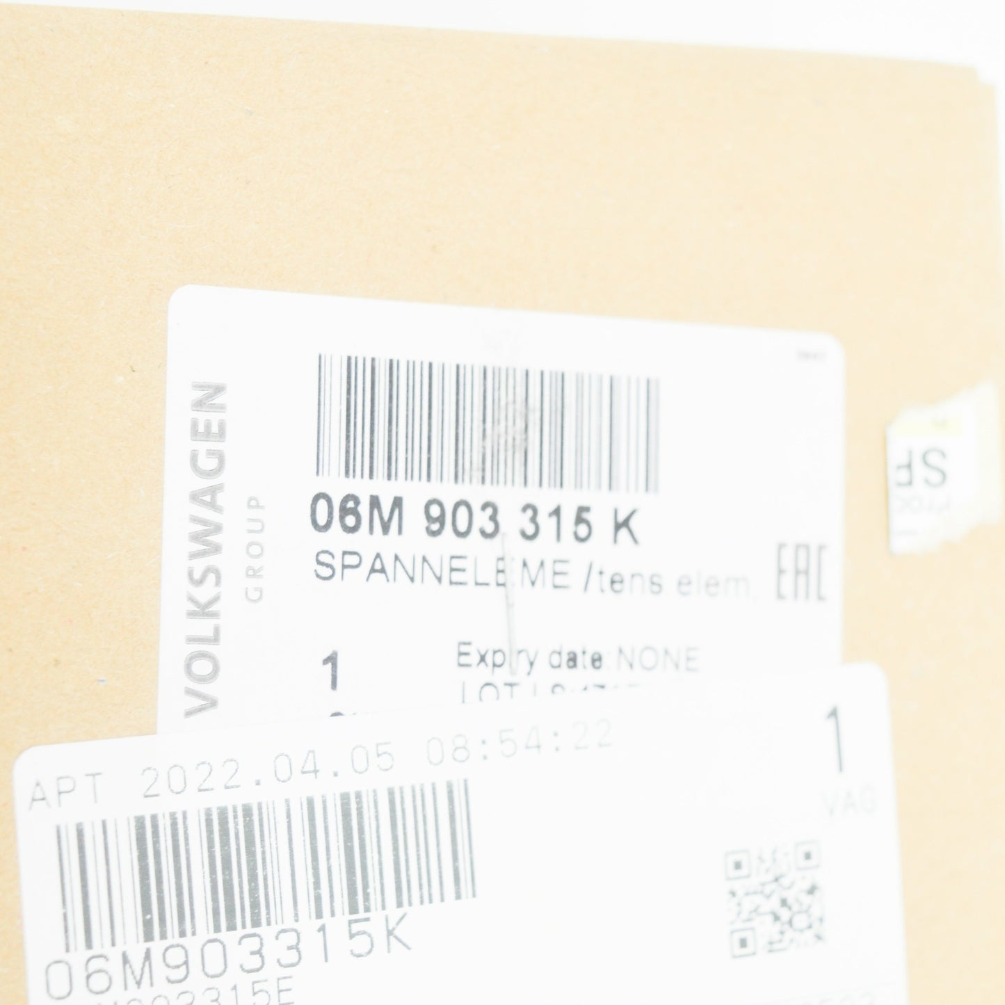 NEW AUDI A6 C8 BELT UPPER TENSIONING ELEMENT 06M903315K ORIGINAL