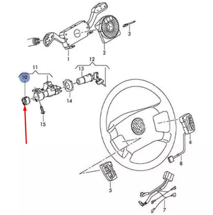 NEW AUDI A4 B7 IGNITION STARTER SWITCH 4B0905849
