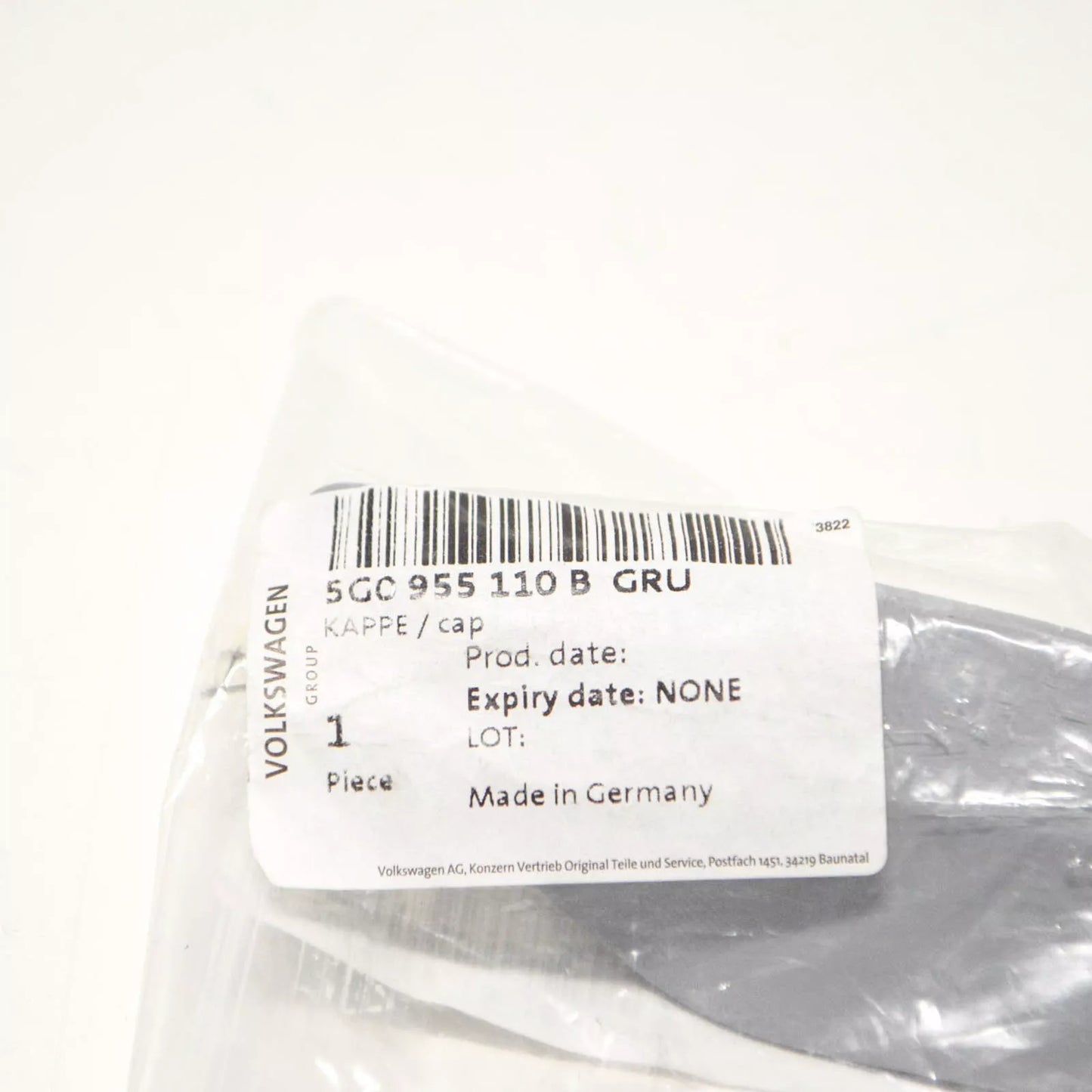 NEW VW GOLF MK7 FRONT RIGHT HEADLIGHT WASHER COVER CAP 5G0955110BGRU ORIGINAL