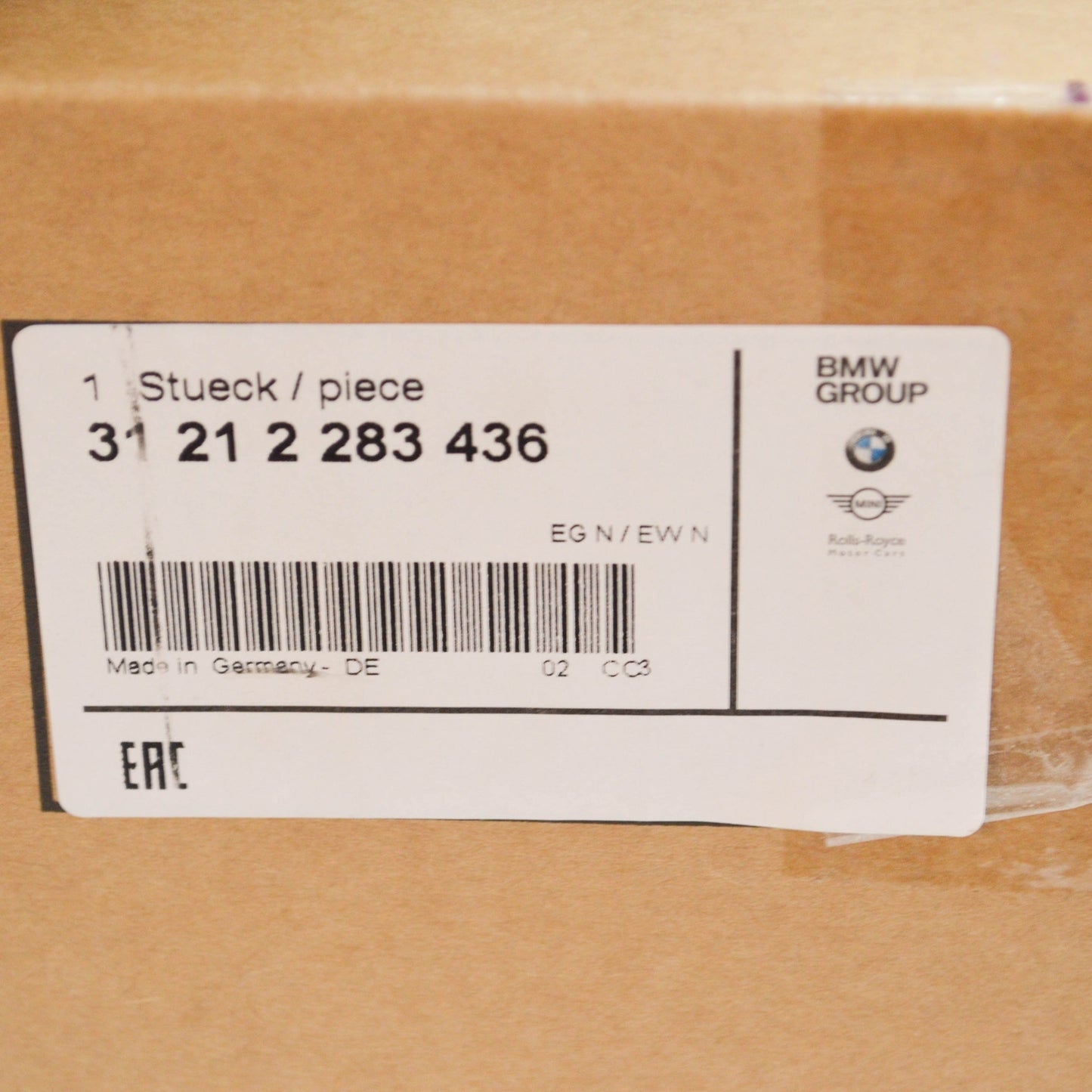 new bmw 3 e90 front right wheel carrier 31212283436 2283436 original