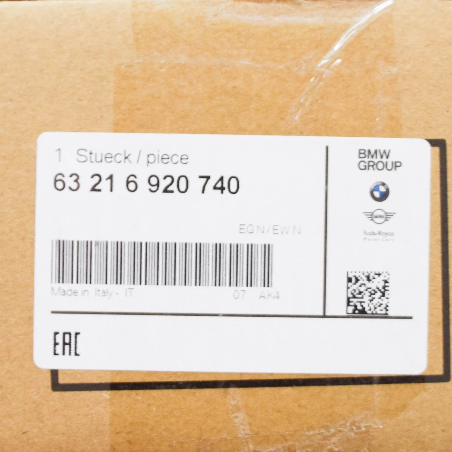 NEW BMW 3 CONVERTIBLE E46 ADDITIONAL BRAKE LIGHT 63216920740 2005 ORIGINAL