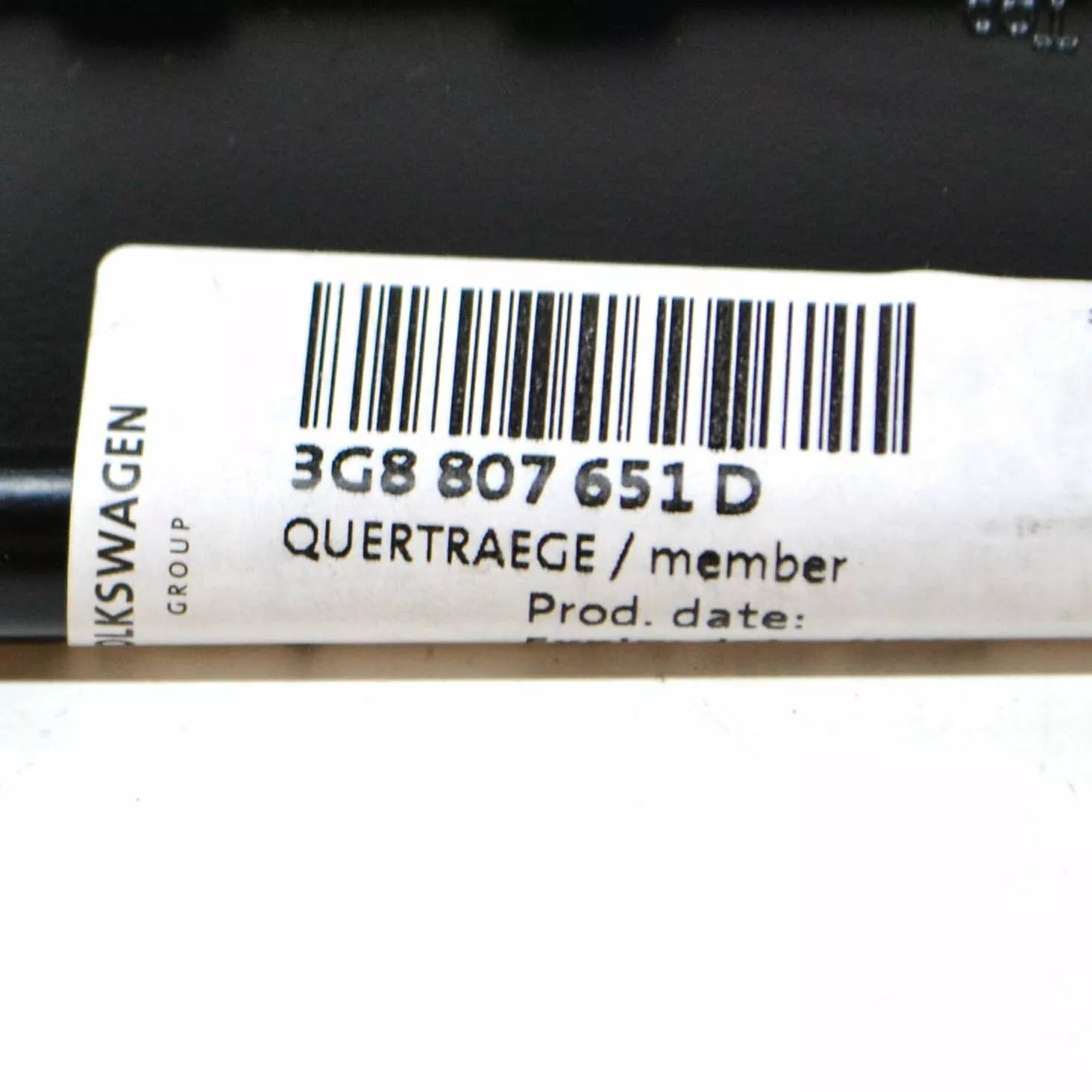 NEW VW ARTEON 3H7 FRONT BUMPER LOWER REINFORCED CROSS MEMBER 3G8807651D ORIGINAL