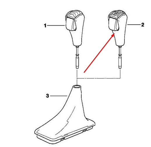 NEW BMW X5 E53 AUTOMATIC GEAR SHIFT KNOB 25161423537 1423537 ORIGINAL