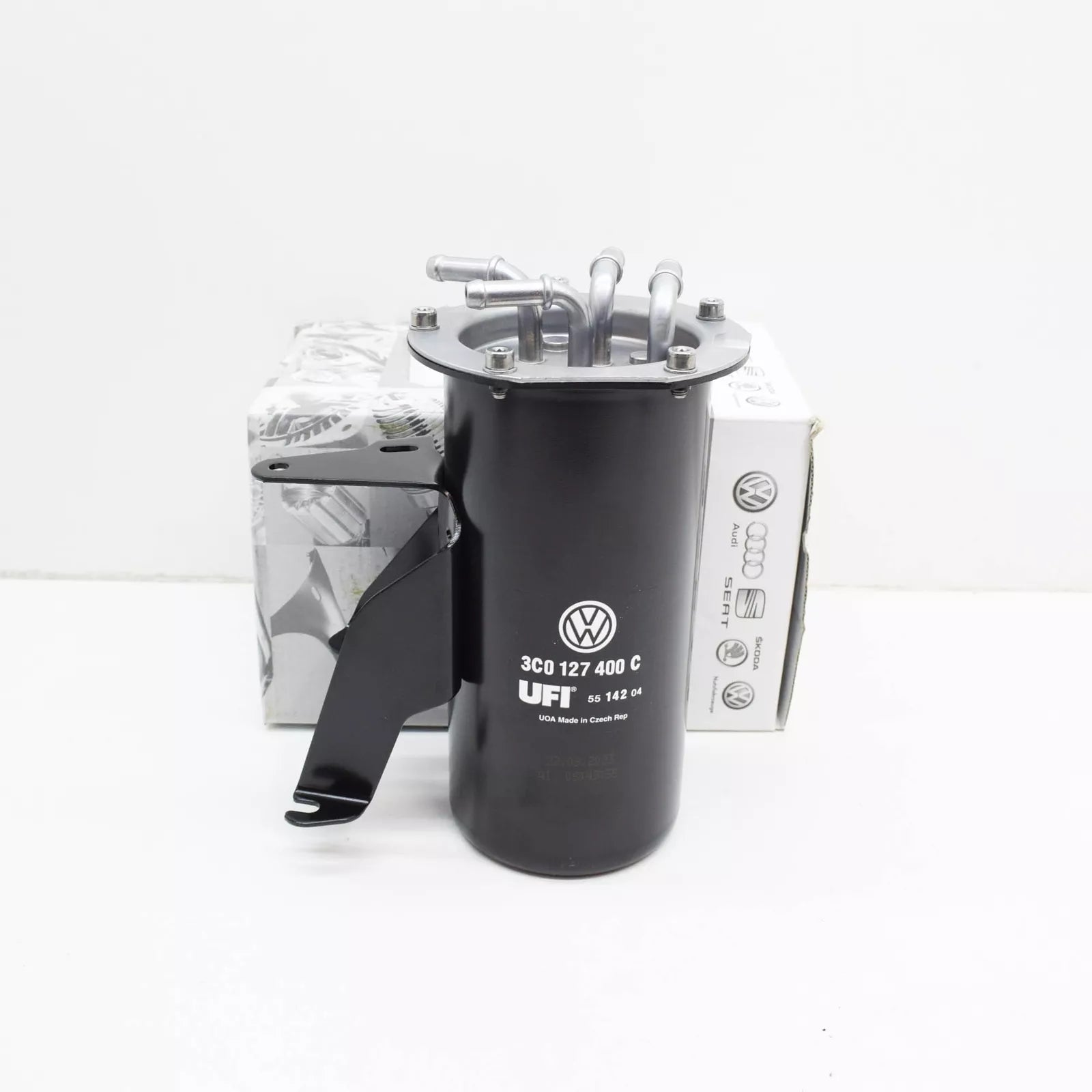 NEW AUDI A3 8P FUEL FILTER WITH FLANGE 3C0127400C ORIGINAL