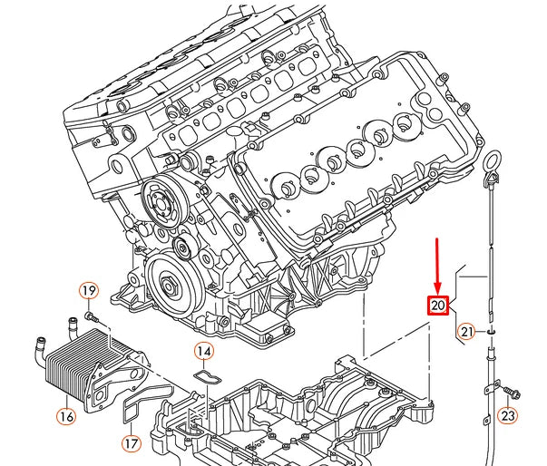 NEW AUDI A8 D4 OIL DIPSTICK 07P115611D ORIGINAL