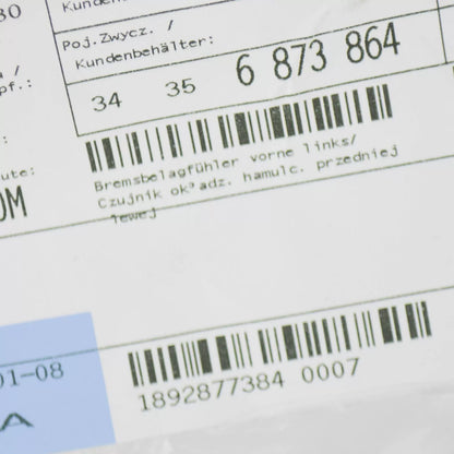 NEW BMW I8 I12 FRONT LEFT BRAKE PAD WEAR SENSOR 6873864 34356873864 ORIGINAL