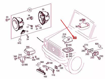 NEW MERCEDES-BENZ G W463 FRONT DIRECTION INDICATOR A4639060042