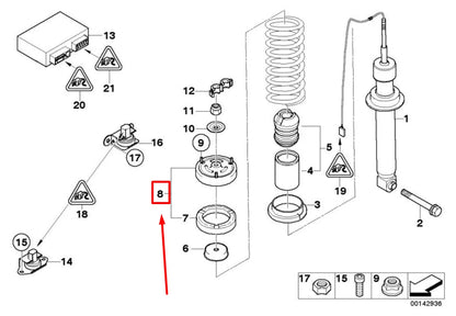 NEW BMW 5 E60 REAR SHOCK MOUNT 33526779611 6779611 ORIGINAL