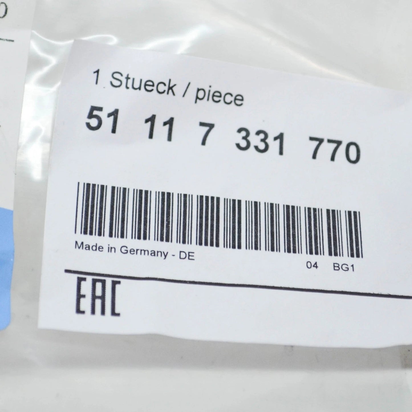 NEW BMW 5 F10 FRONT BUMPER MOLDING RIGHT 51117331770 2016 ORIGINAL