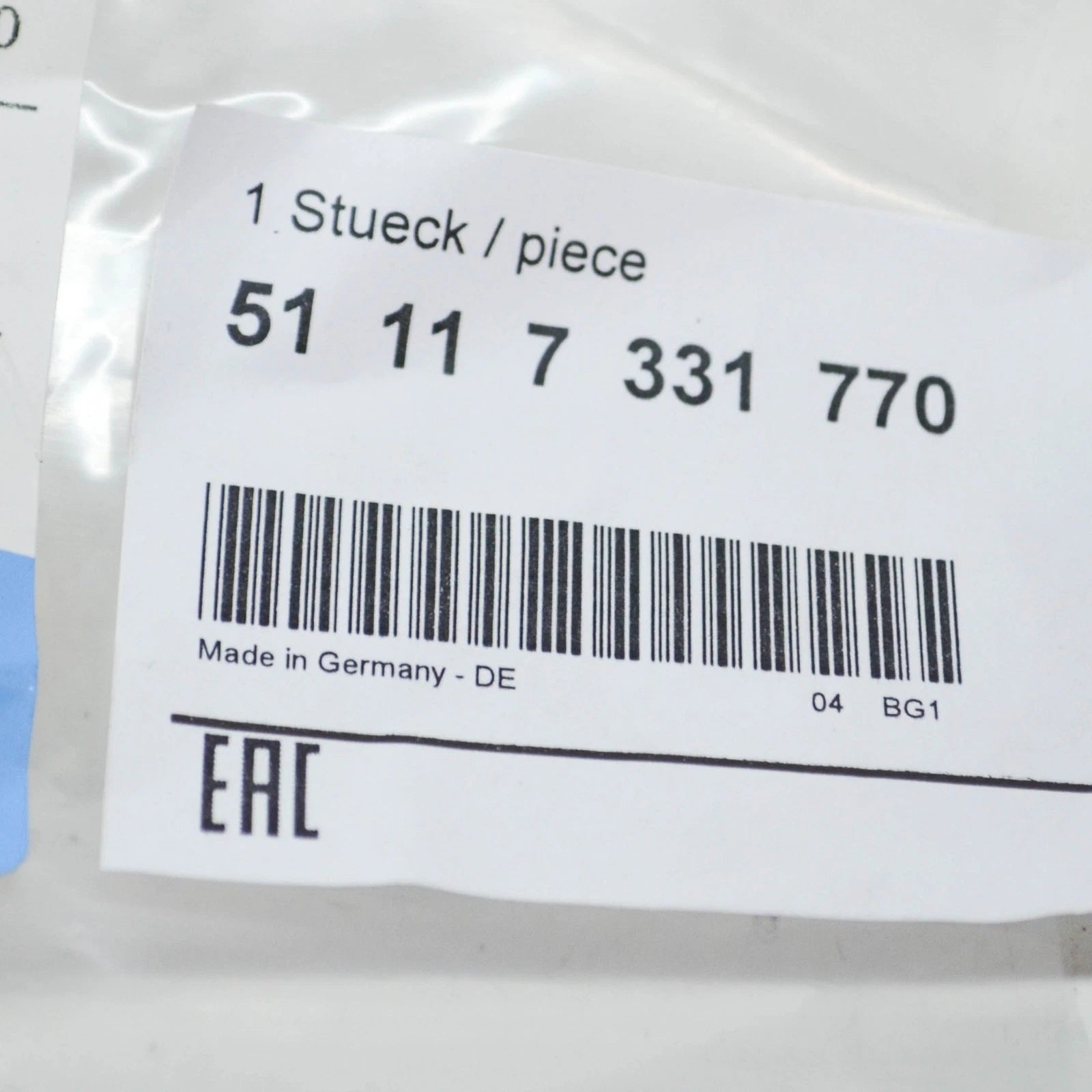 NEW BMW 5 F10 FRONT BUMPER MOLDING RIGHT 51117331770 2016 ORIGINAL