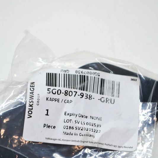 NEW VW GOLF MK7 FRONT RIGHT HEADLIGHT WASHER COVER CAP 5G0807938GRU ORIGINAL
