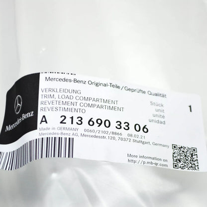 NEW MB E W213 TRUNK PANEL UPPER LEFT LOAD COMPARTMENT TRIM A2136903306