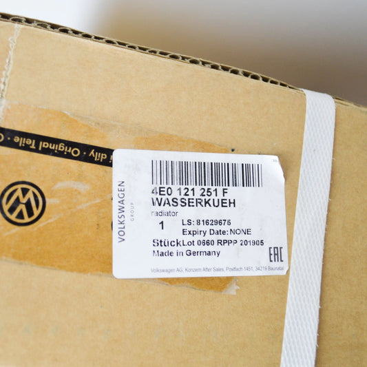 NEW AUDI A8 4E ENGINE COOLING RADIATOR 4E0121251F ORIGINAL