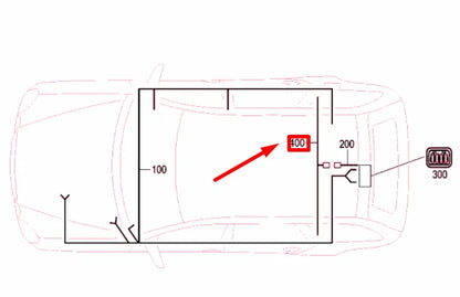 NEW MB E T-MODEL S211 REAR AXLE SELF-LEVELLING DEVICE CABLE A2115405332 ORIGINAL