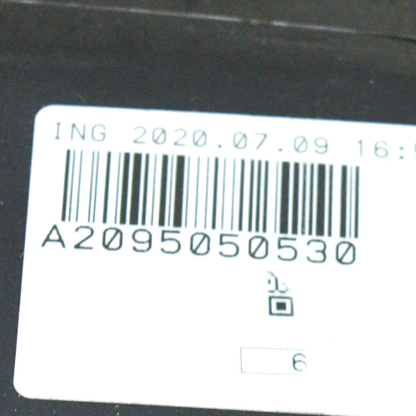 NEW MERCEDES-BENZ CLK C209 RADIATOR AIR BAFFLE DUCT A2095050530 ORIGINAL