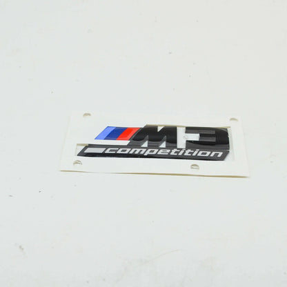 NEW BMW M3 G20 G80 COMPETITION REAR TAILGATE BOOTLID BADGE 51148084161 ORIGINAL