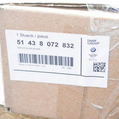 NEW BMW X4 G02 M F98 FRONT RIGHT A PILLAR TRIM 51438072832 ORIGINAL