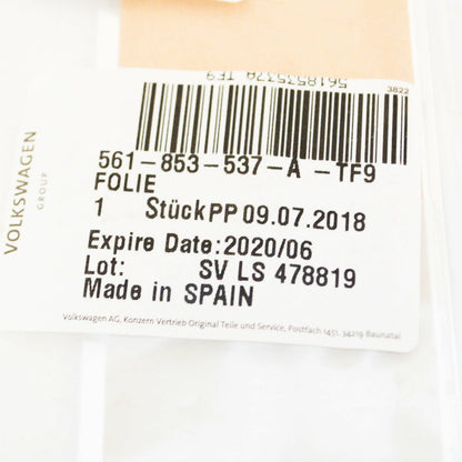 NEW VW PASSAT B8 REAR DOOR ENTRY SILL PLATE 561853537ATF9 ORIGINAL