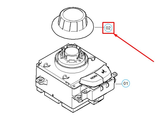 NEW BMW 3 COUPE E92 IDRIVE CONTROL KNOB 65829179814