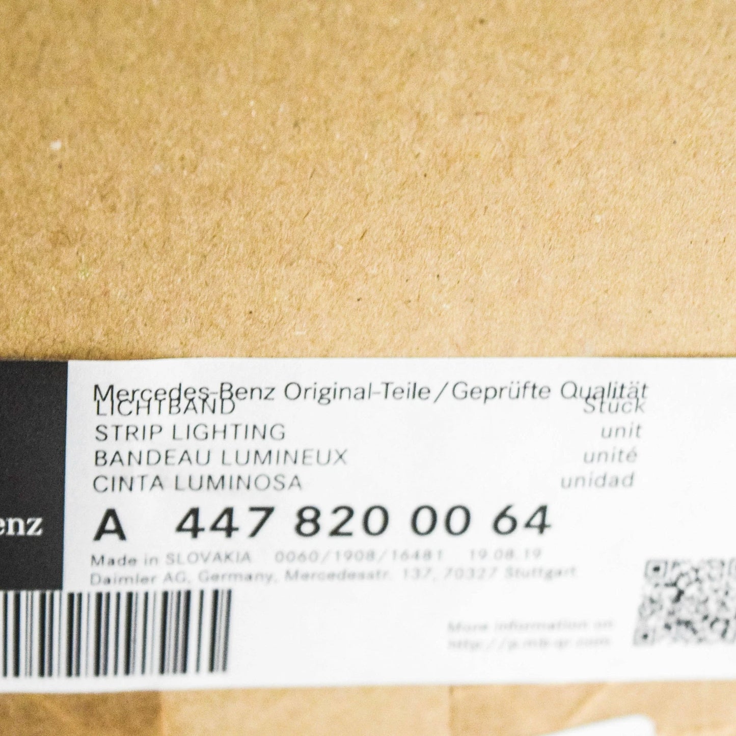 NEW MERCEDES-BENZ VITO W447 REAR LEFT TAIL LIGHT A4478200064