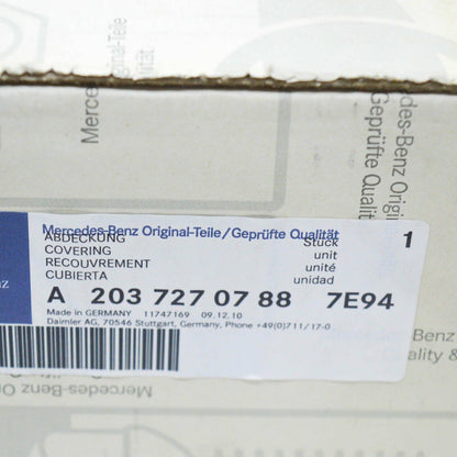 NEW MB C W203 FRONT LEFT DOOR LOUDSPEAKER COVER A20372707887E94 ORIGINAL