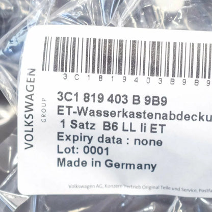 NEW VW PASSAT WINDSHIELD WIPER LEFT WATER DEFLECTOR B6 3C1819403B9B9 2008 LHD