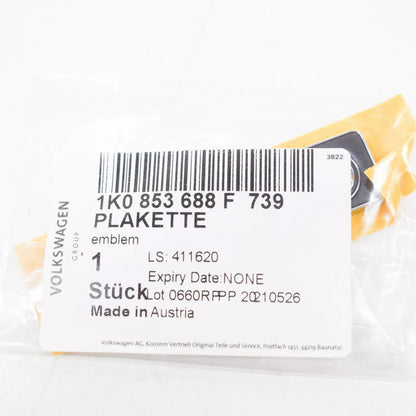 NEW VOLKSWAGEN TOUAREG 7L TRUNK LID EXCLUSIVE BADGE EMBLEM 1K0853688F739
